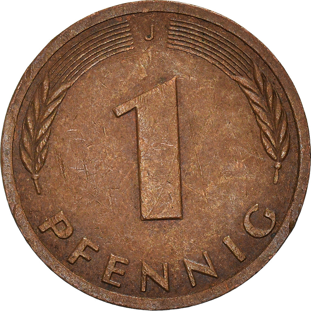 Münze, Bundesrepublik Deutschland, Pfennig, 1991