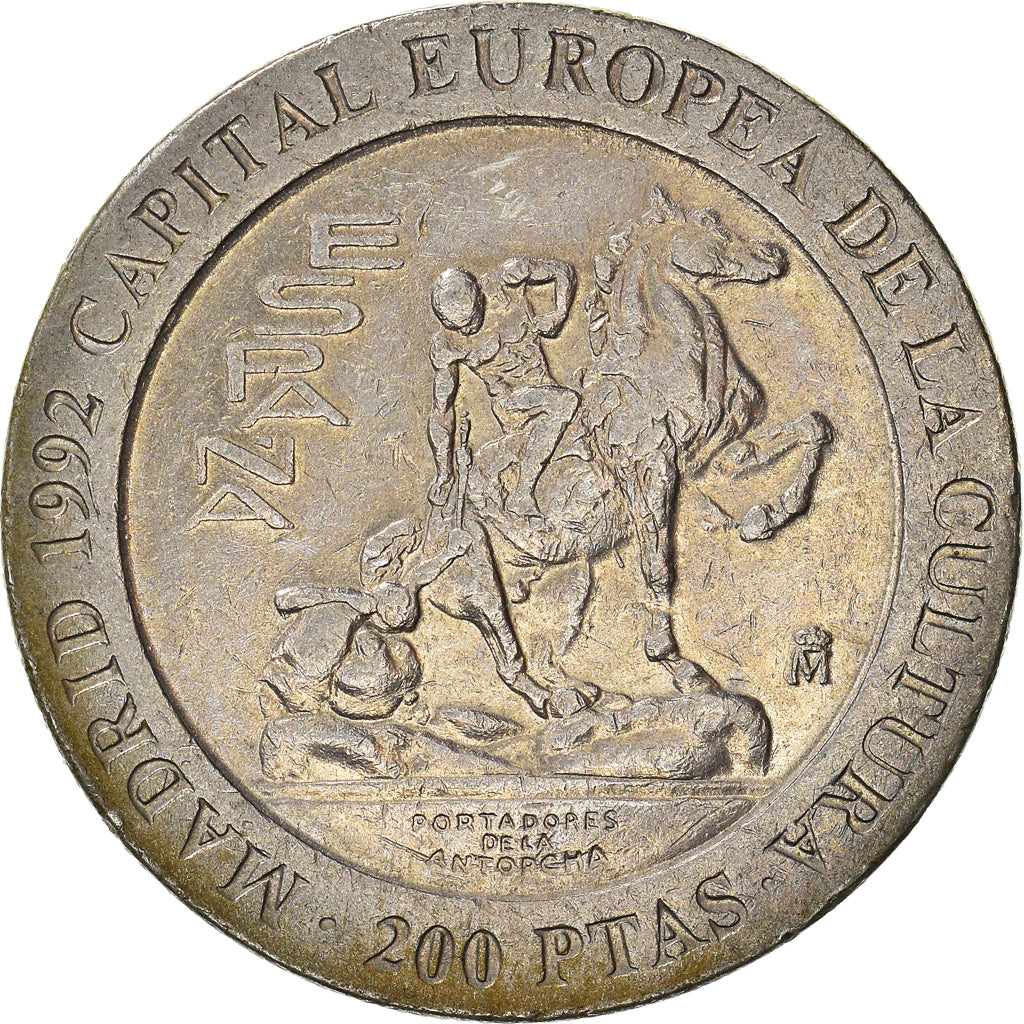 Monnaie, Espagne, 200 Pesetas, 1992