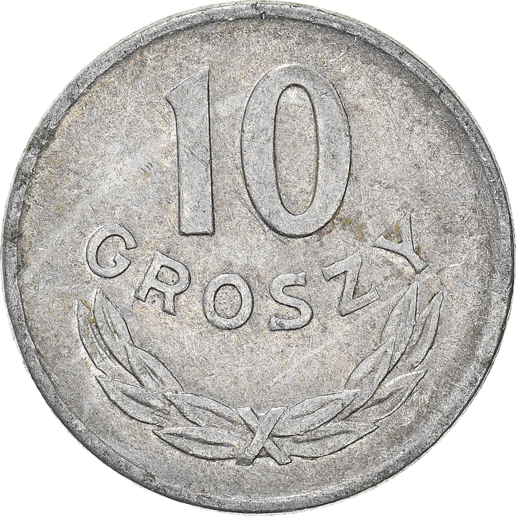Monnaie, Pologne, 10 Groszy, 1949