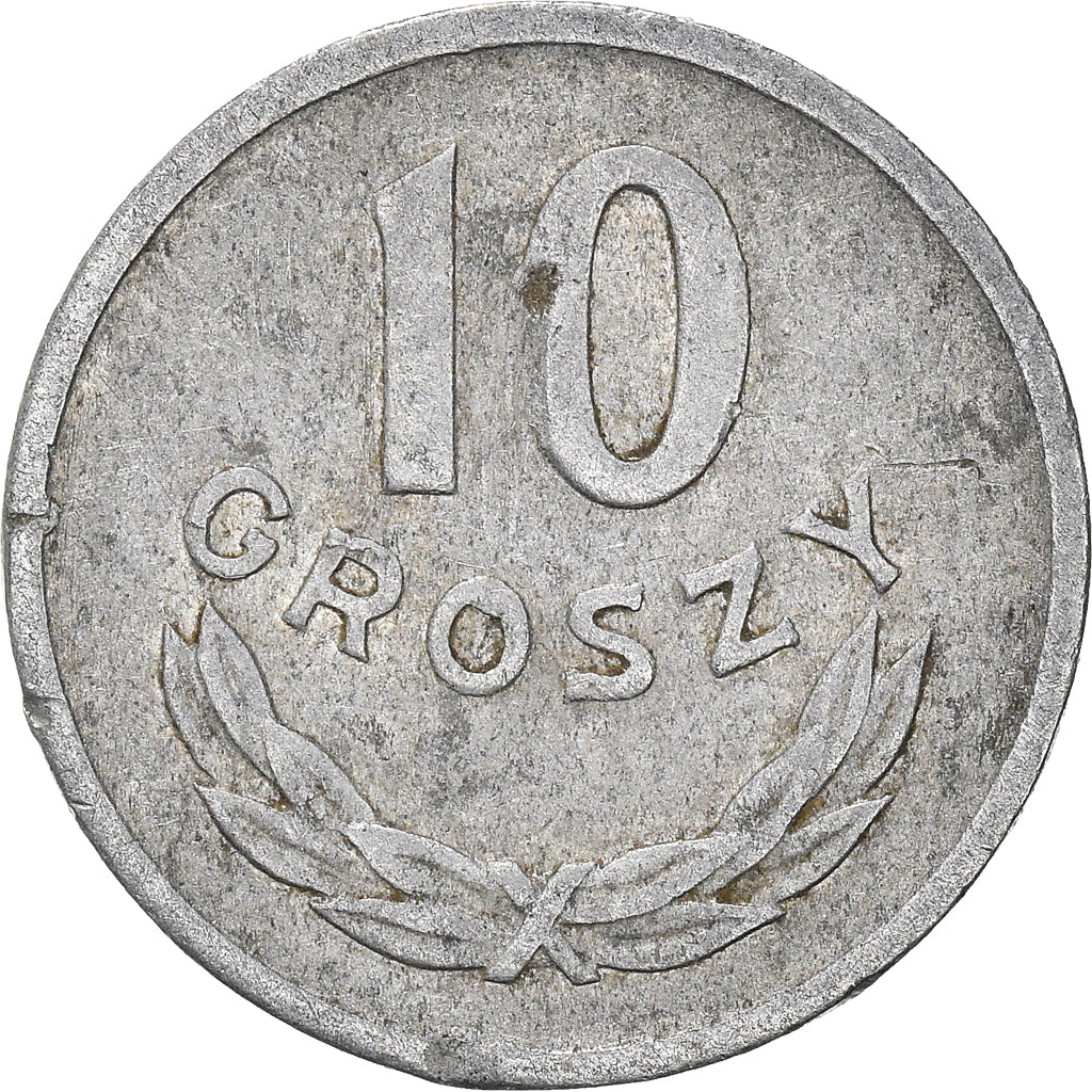 Moneta, Polonia, 10 Groszy, 1949