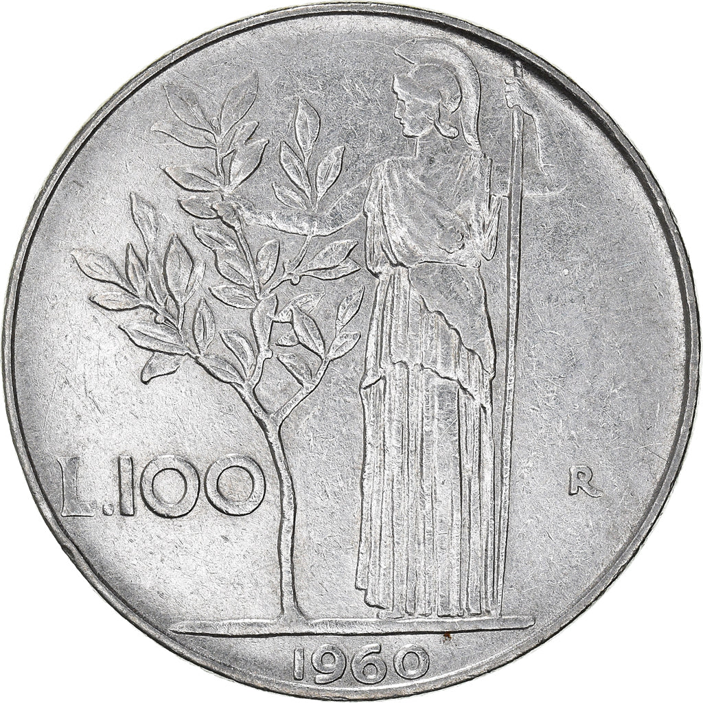 Coin, Italy, 100 Lire, 1960