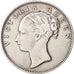 INDIA-BRITISH, Victoria, Rupee, 1840, Calcutta, EF(40-45), Silver, KM:457.1