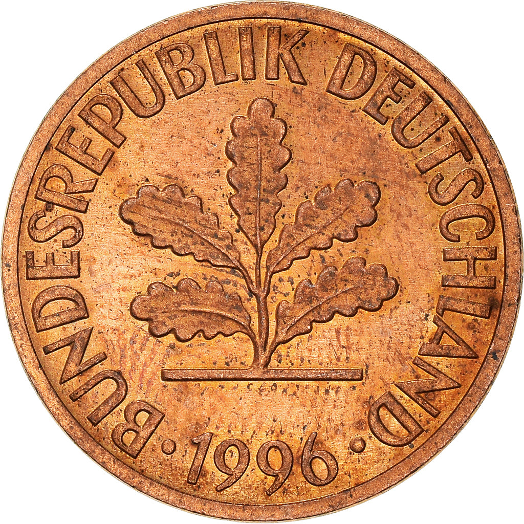 Coin, GERMANY - FEDERAL REPUBLIC, 2 Pfennig, 1996