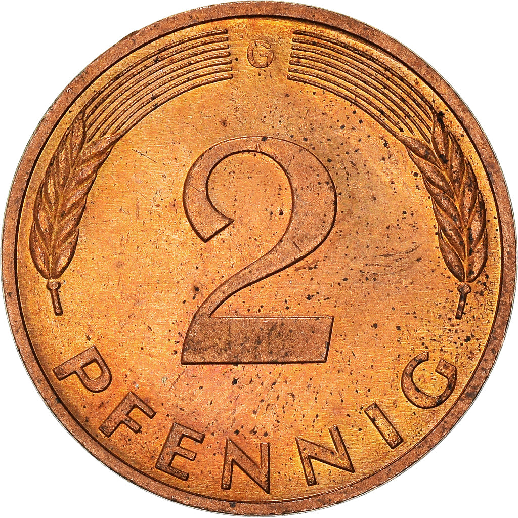 Coin, GERMANY - FEDERAL REPUBLIC, 2 Pfennig, 1996