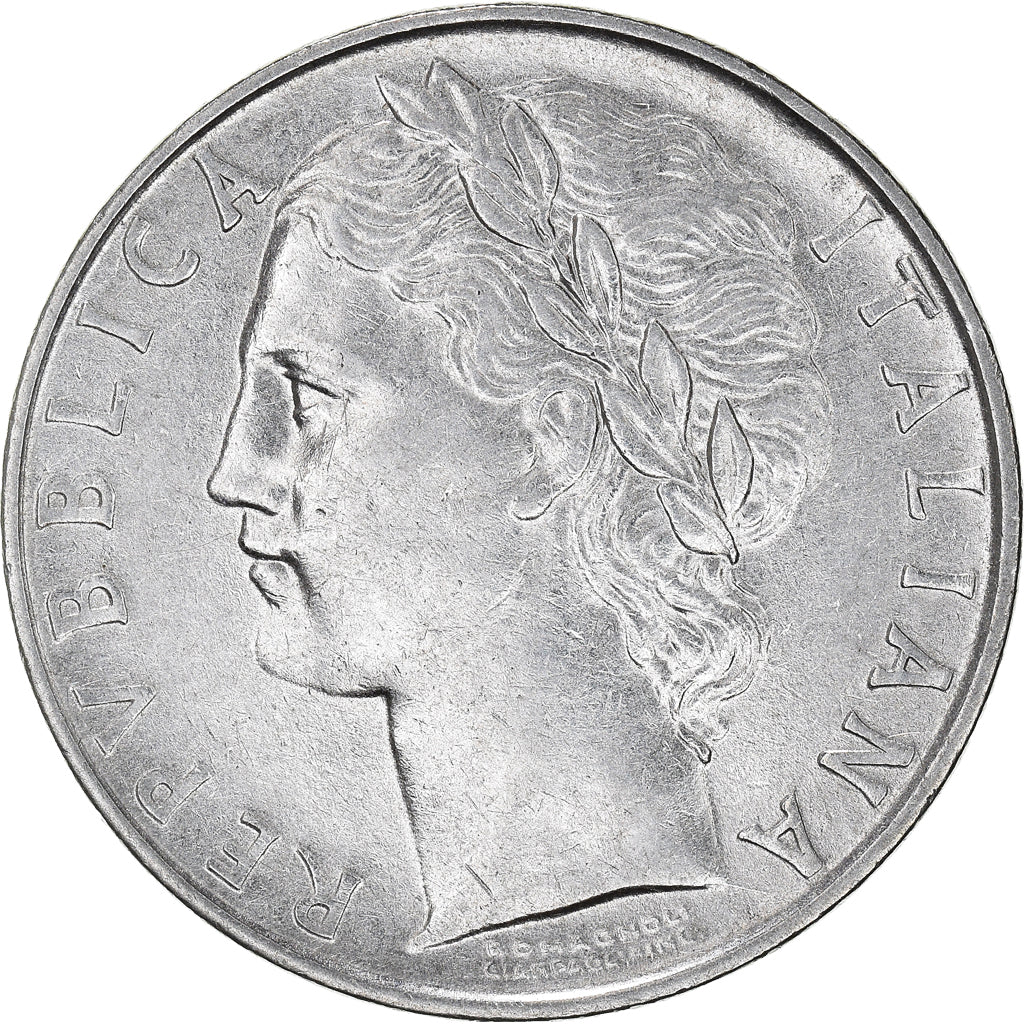 Coin, Italy, 100 Lire, 1956