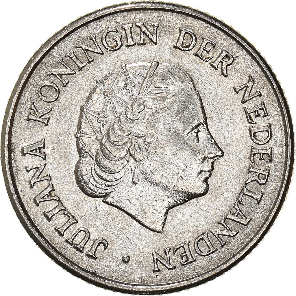 Moneda, Países Bajos, 25 Cents, 1960