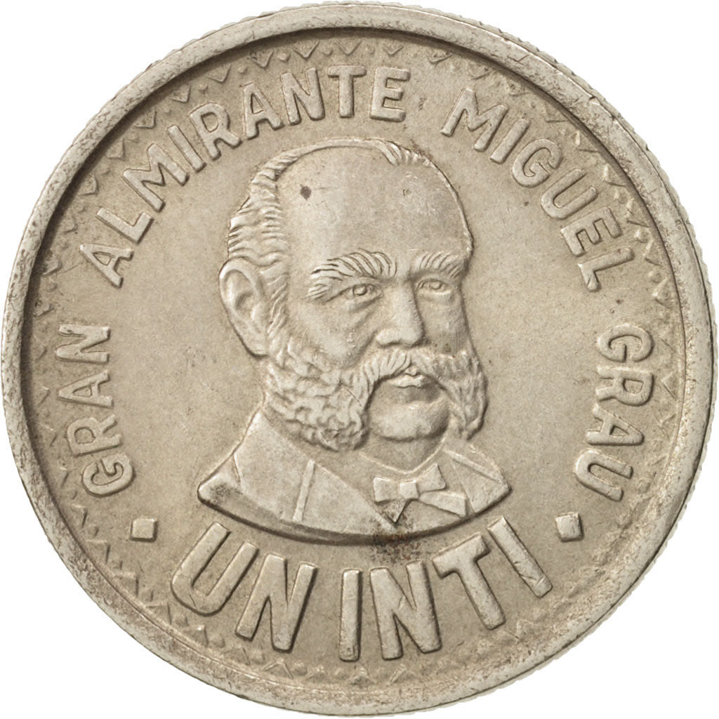 Peru, Inti, 1986, Lima, AU(55-58), Copper-nickel, KM:296
