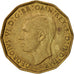 Great Britain, George VI, 3 Pence, 1943, EF(40-45), Nickel-brass, KM:849
