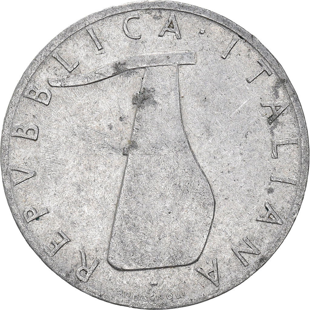 Coin, Italy, 5 Lire, 1954