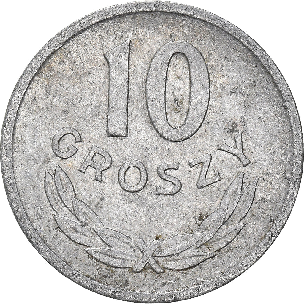 Munten, Polen, 10 Groszy, 1974