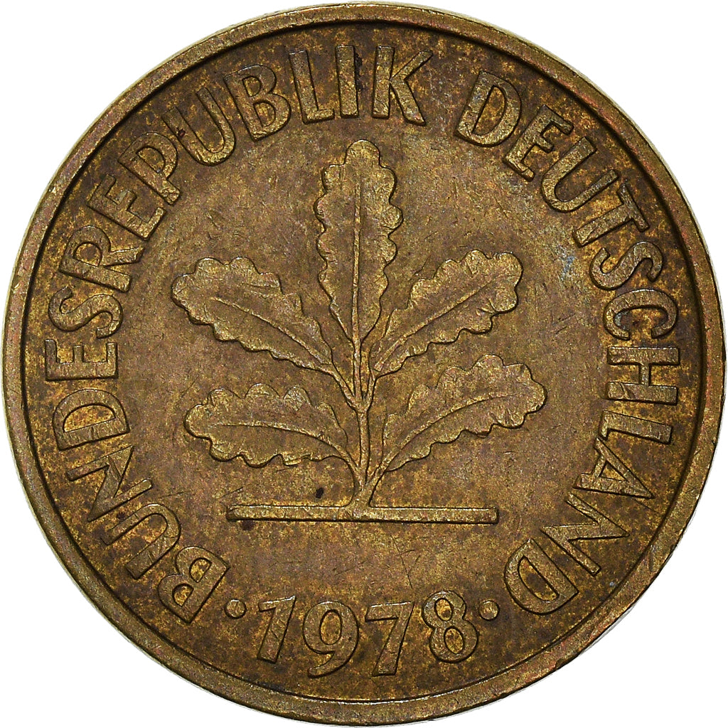 Monnaie, République fédérale allemande, 5 Pfennig, 1978