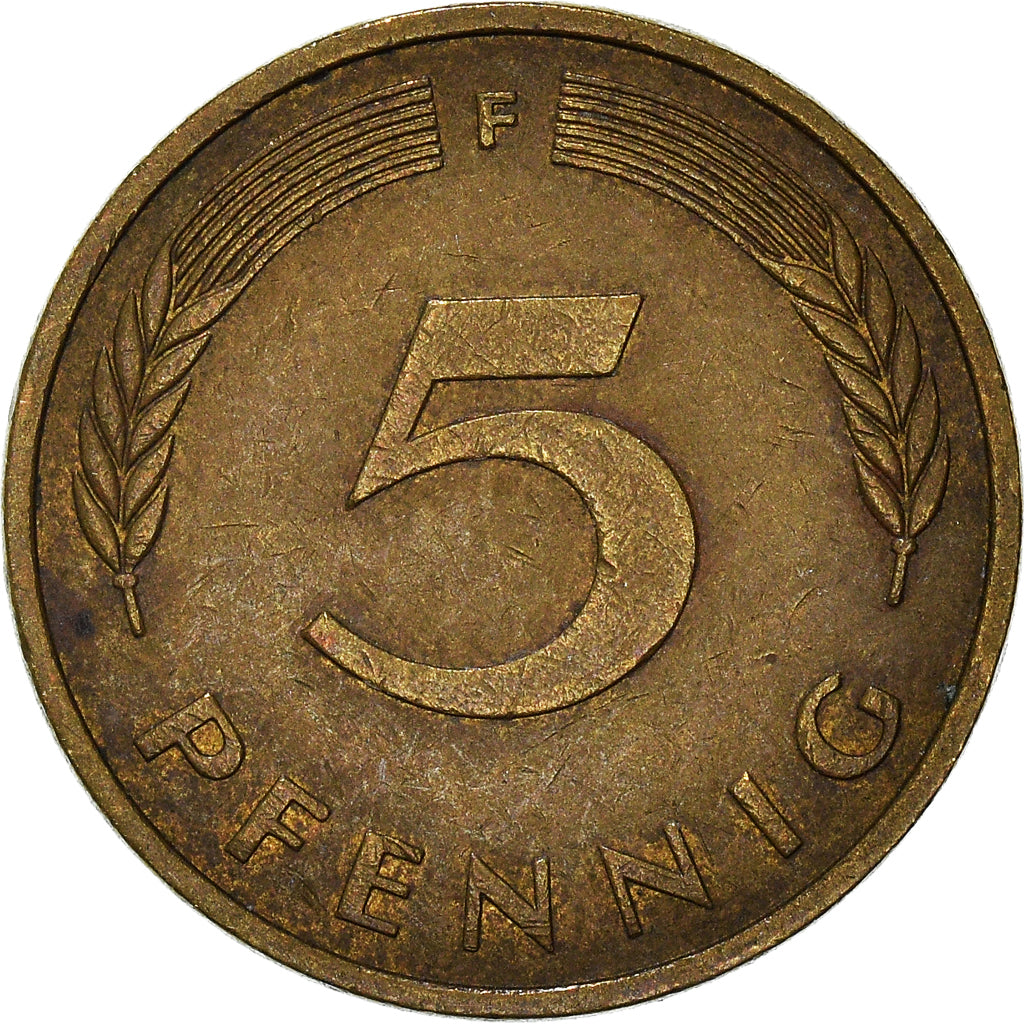 Monnaie, République fédérale allemande, 5 Pfennig, 1978