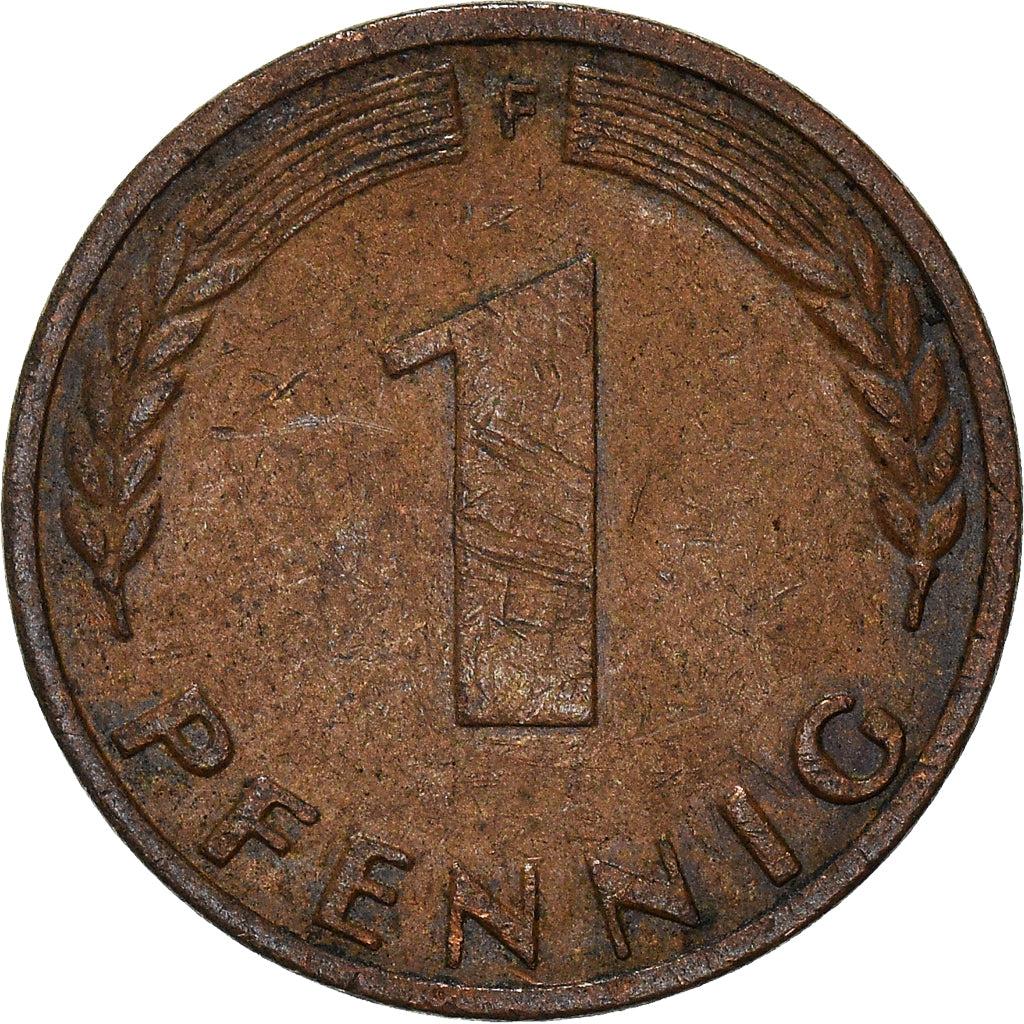 Moneta, Niemcy - RFN, Pfennig, 1969