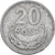 Moneta, Polonia, 20 Groszy, 1961