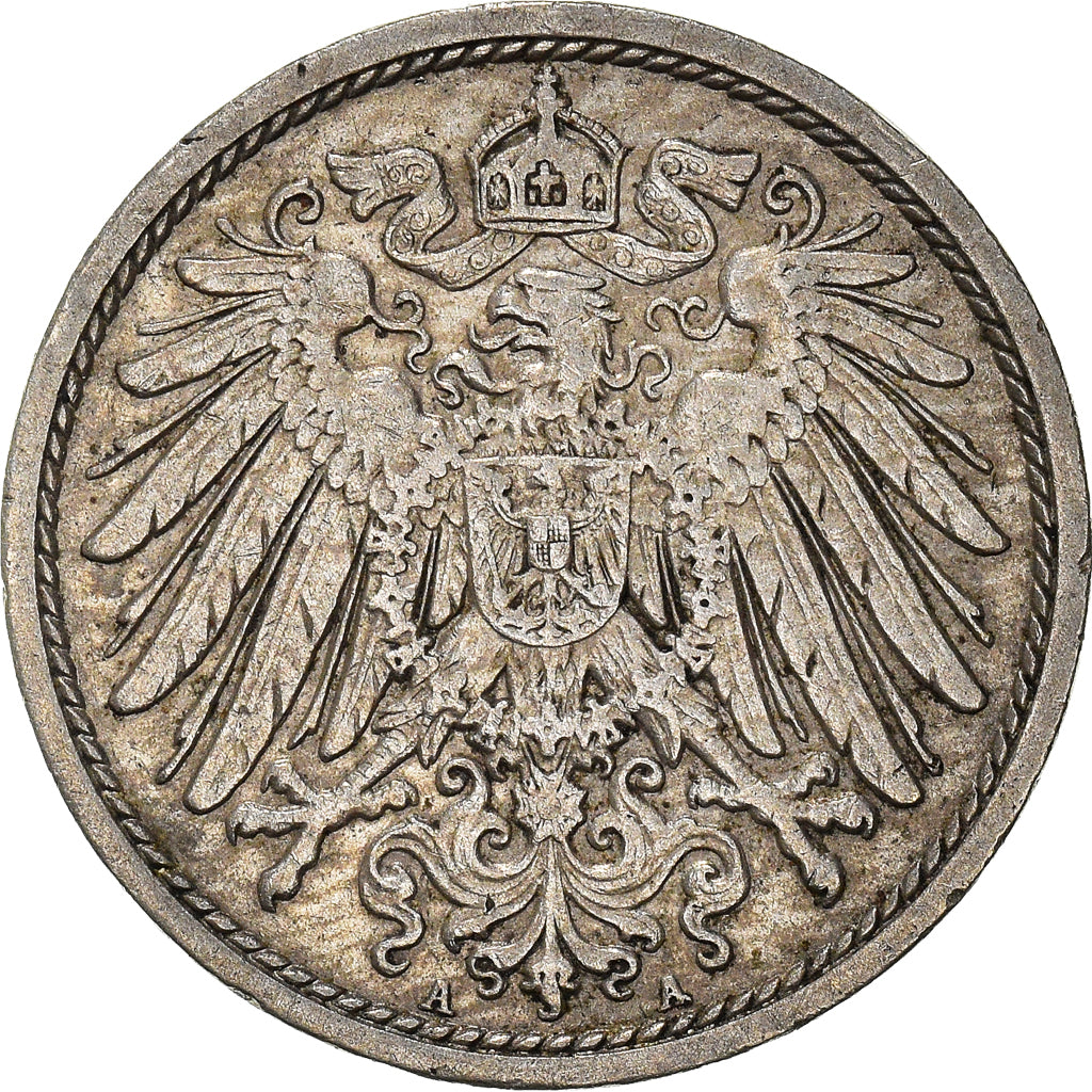 Moneta, GERMANIA - IMPERO, 10 Pfennig, 1911