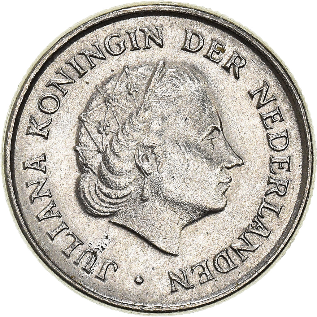 Monnaie, Pays-Bas, 10 Cents, 1977