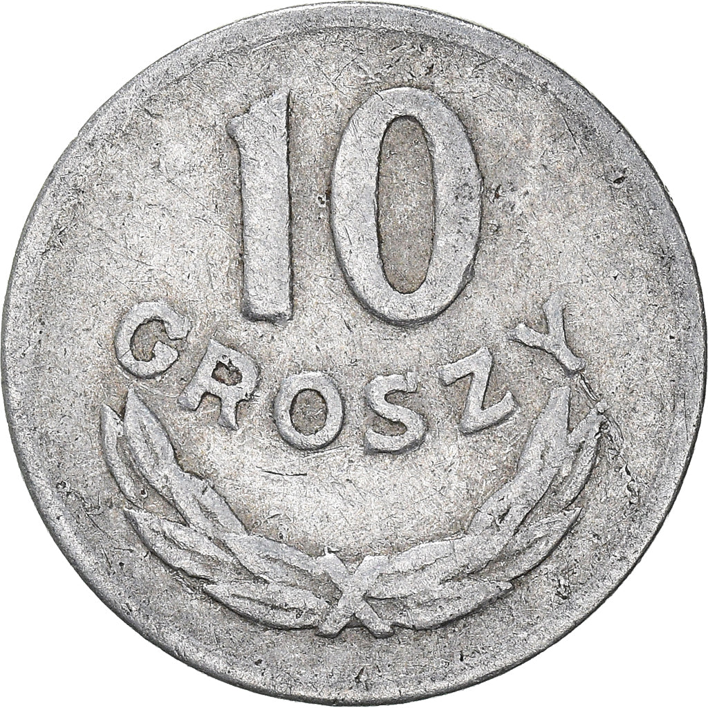 Moneta, Polonia, 10 Groszy, 1949