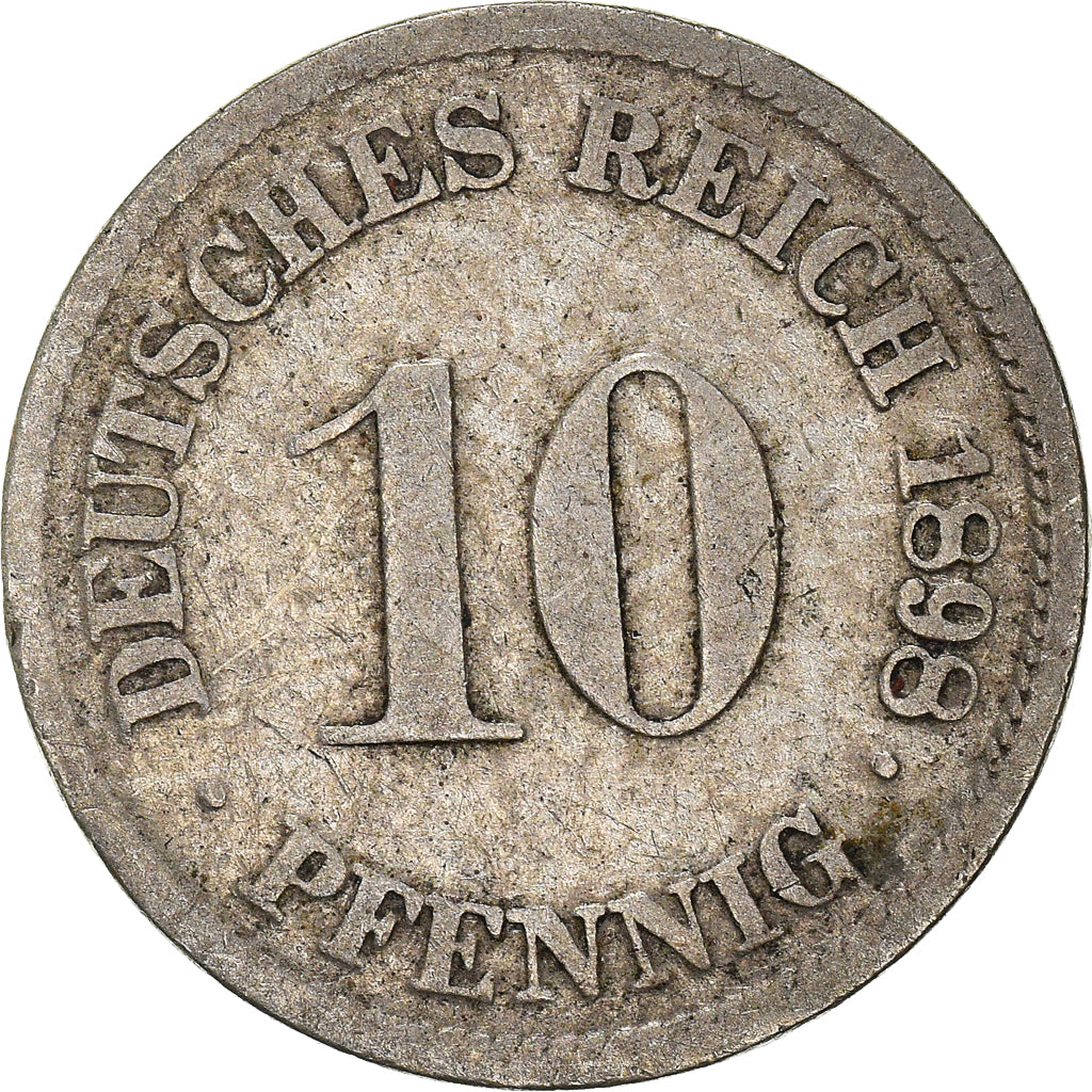Coin, GERMANY - EMPIRE, 10 Pfennig, 1898