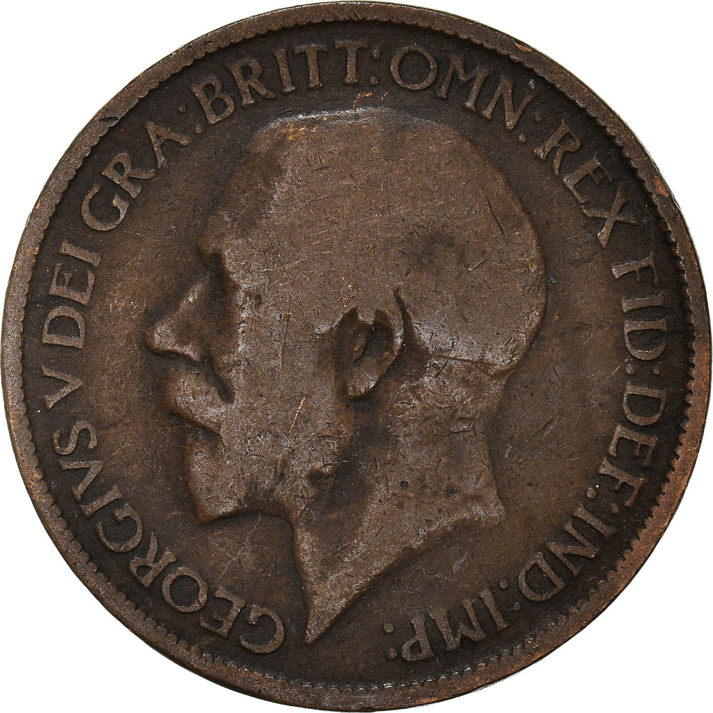 Monnaie, Grande-Bretagne, 1/2 Penny, 1916
