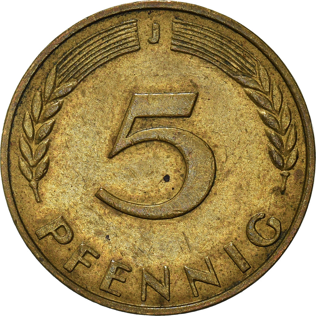 Münze, Bundesrepublik Deutschland, 5 Pfennig, 1972