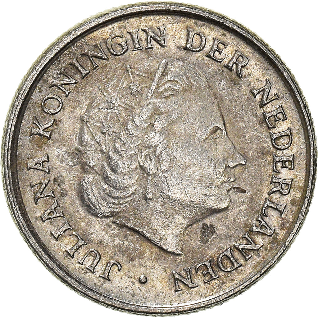 Moeda, Países Baixos, 10 Cents, 1977