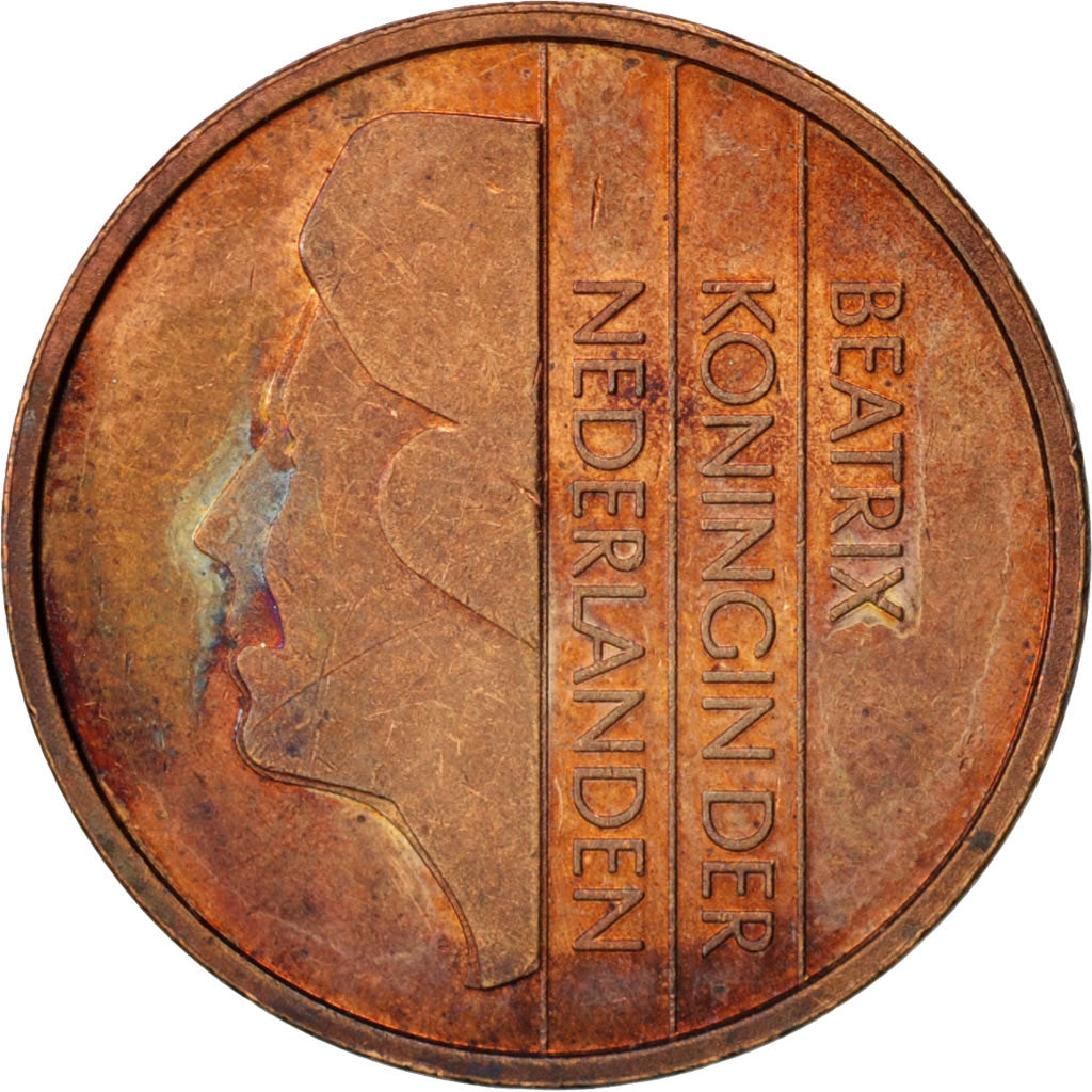 Coin, Netherlands, Beatrix, 5 Cents, 1998, EF(40-45), Bronze, KM:202