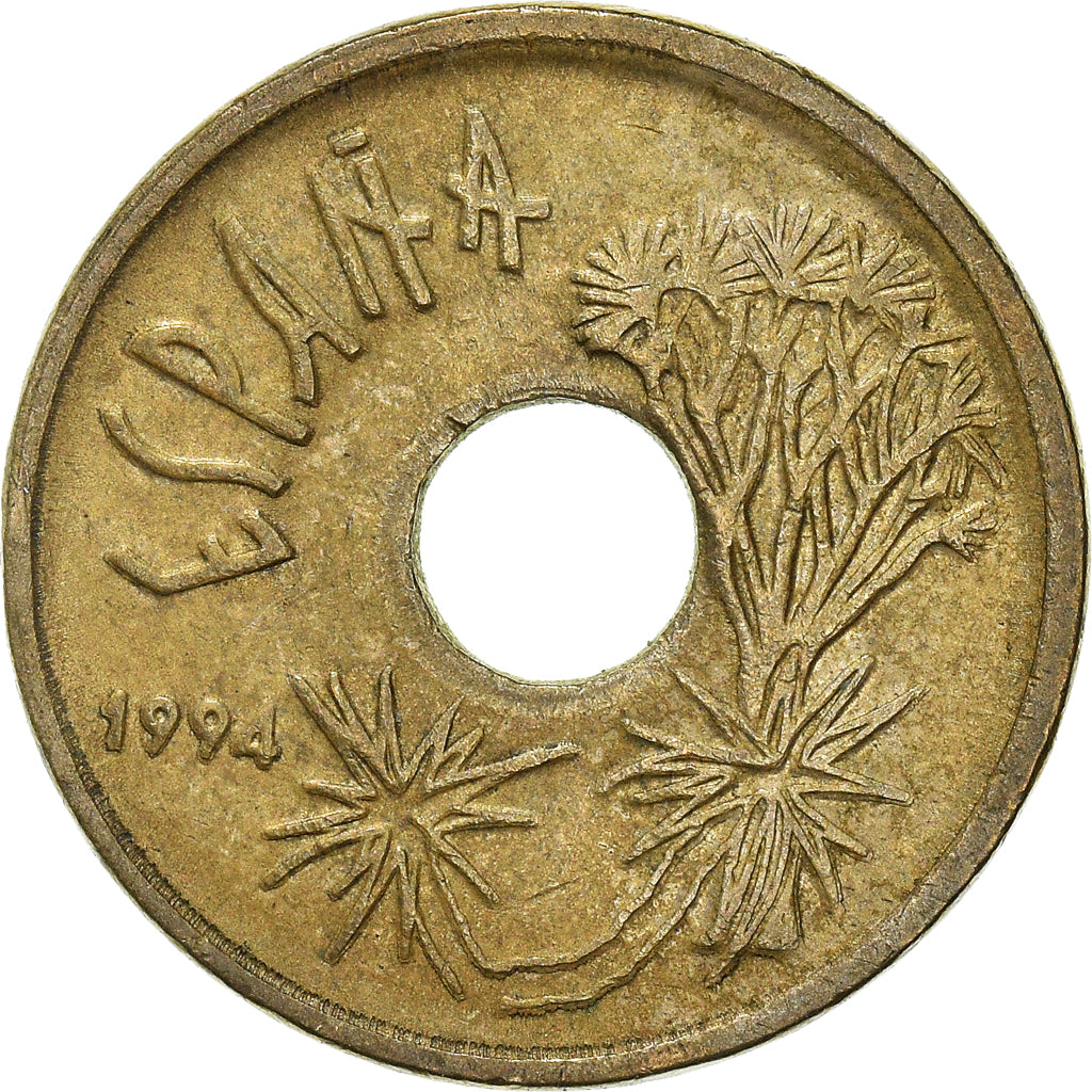 Coin, Spain, 25 Pesetas, 1994