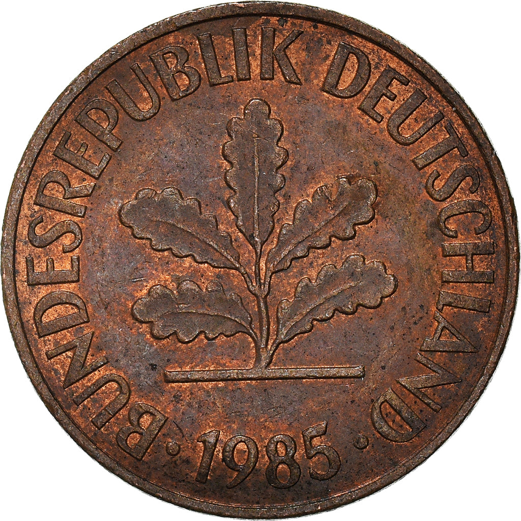 Moneta, GERMANIA - REPUBBLICA FEDERALE, 2 Pfennig, 1985