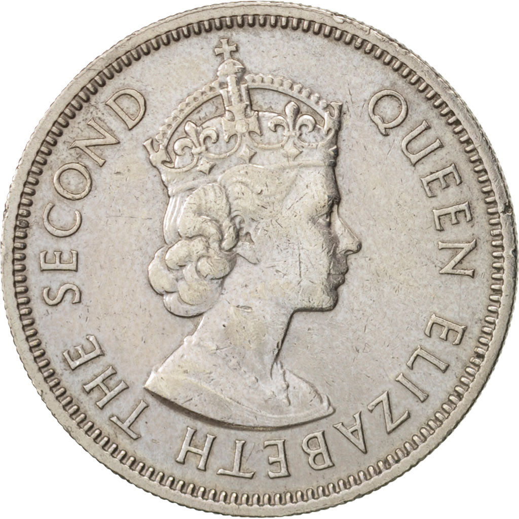 Seychelles, 1/2 Rupee, 1972, EF(40-45), Copper-nickel, KM:12
