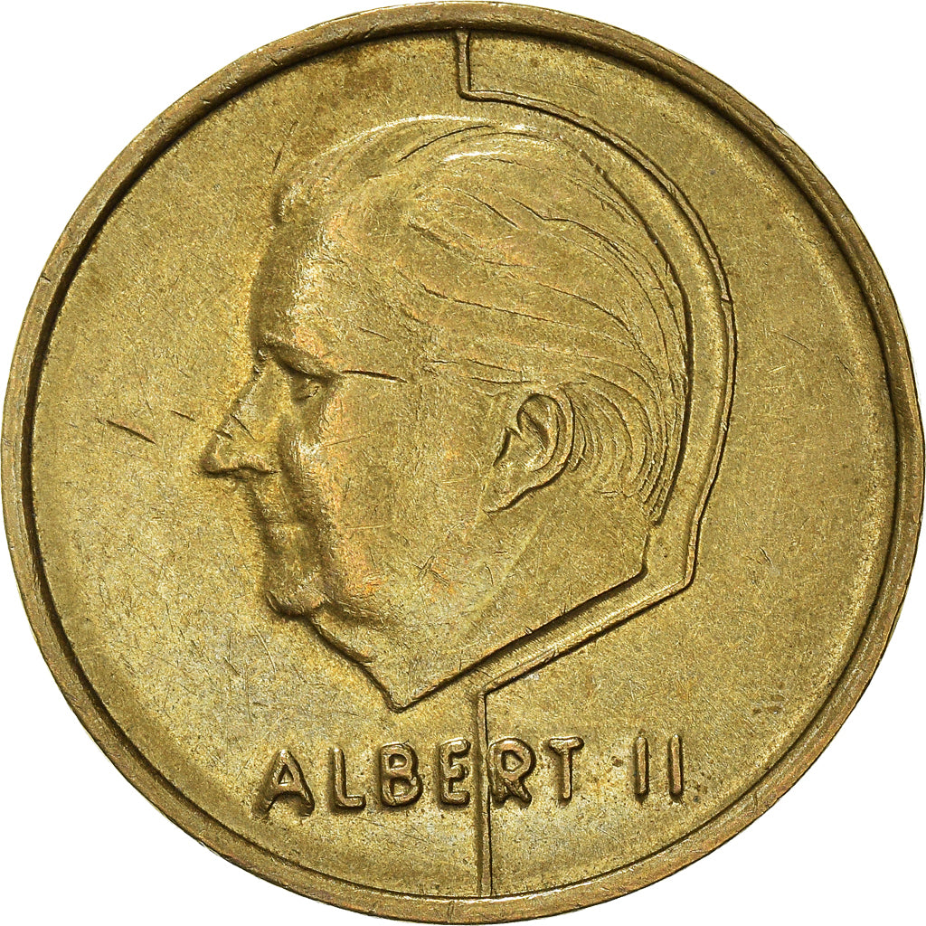 Coin, Belgium, 5 Francs, 5 Frank, 1994