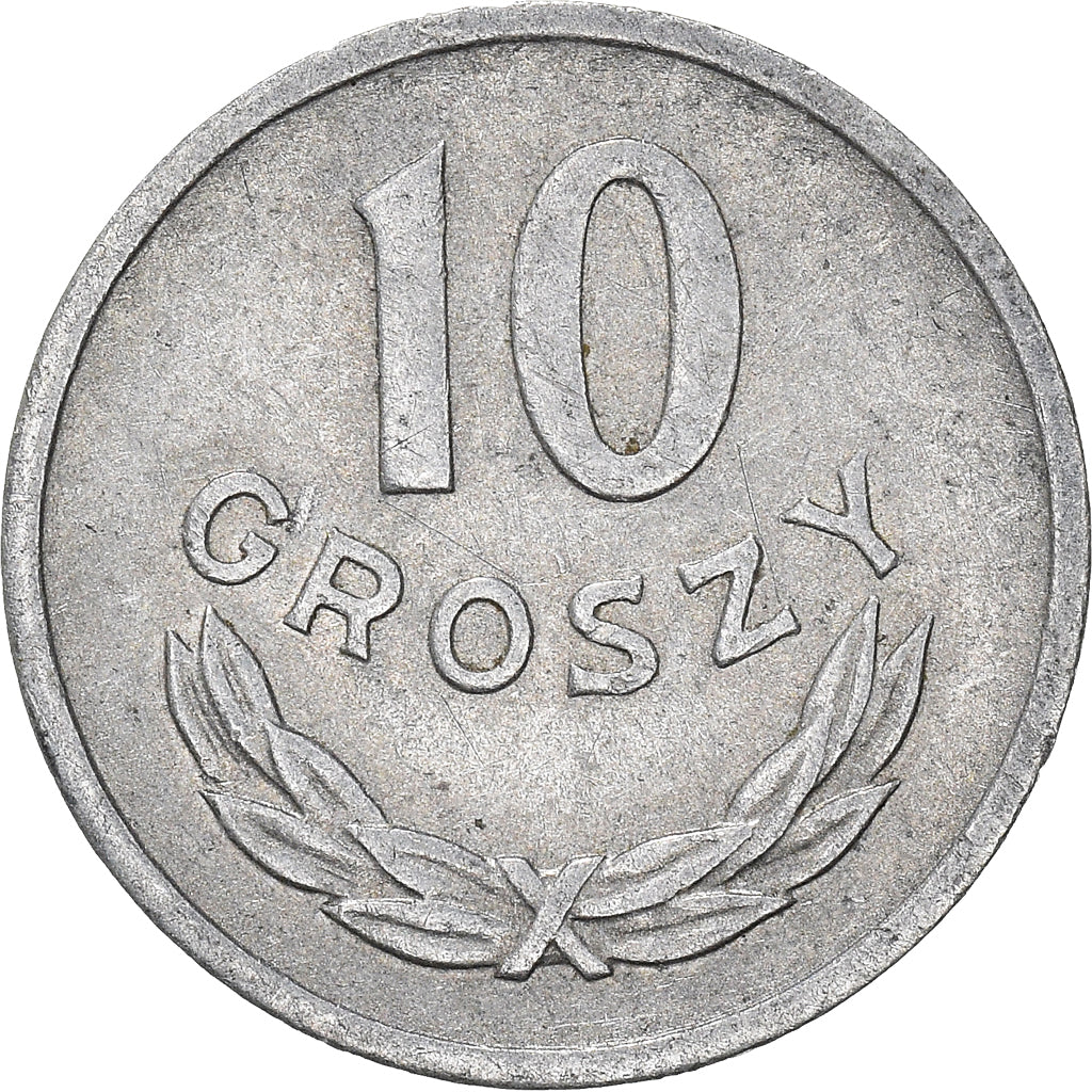 Moneta, Polonia, 10 Groszy, 1949