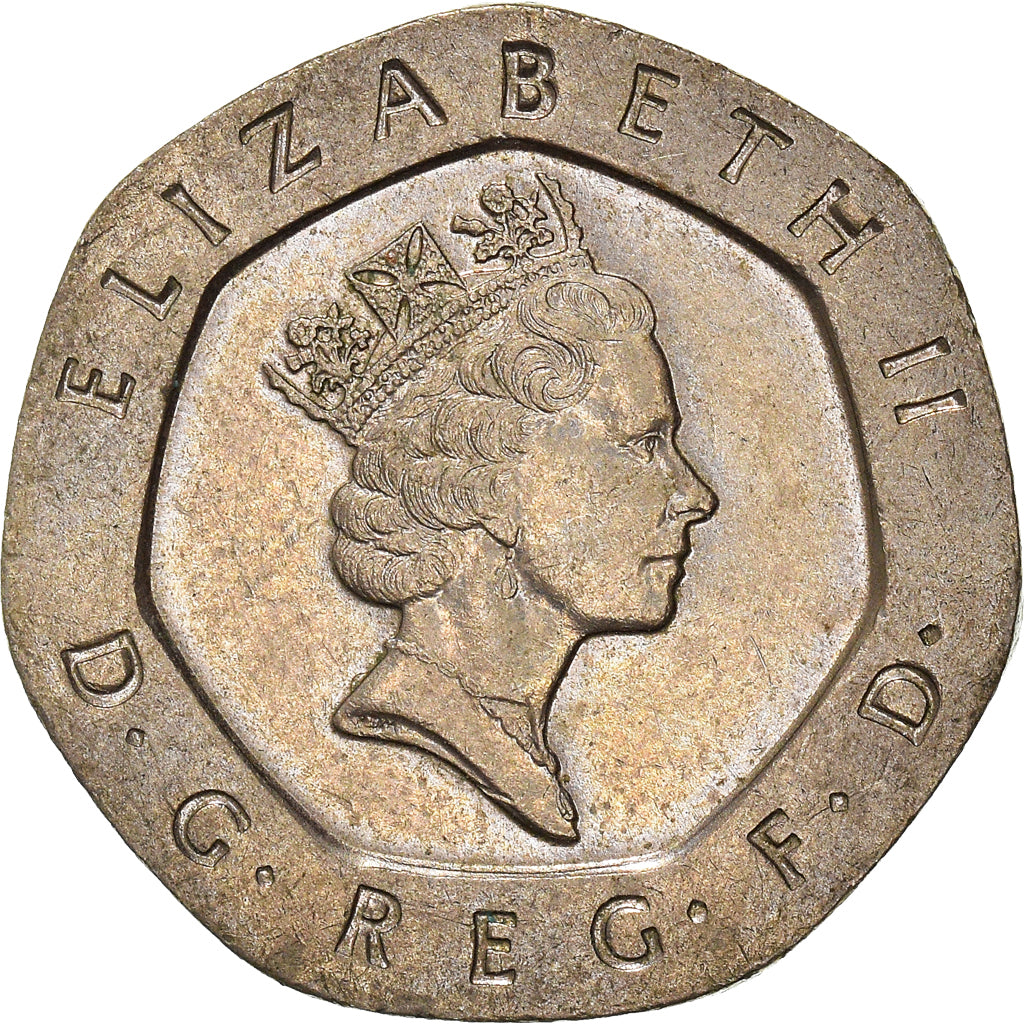 Moneda, Gran Bretaña, 20 Pence, 1993