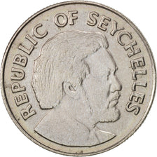Seychelles, 25 Cents, 1976, British Royal Mint, AU(55-58), Copper-nickel, KM:24