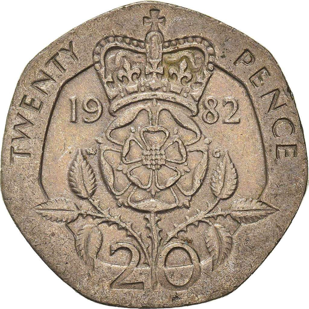Monnaie, Grande-Bretagne, 20 Pence, 1982