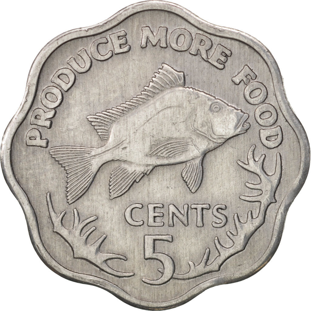 Seychelles, 5 Cents, 1977, British Royal Mint, SPL-, Alluminio, KM:31