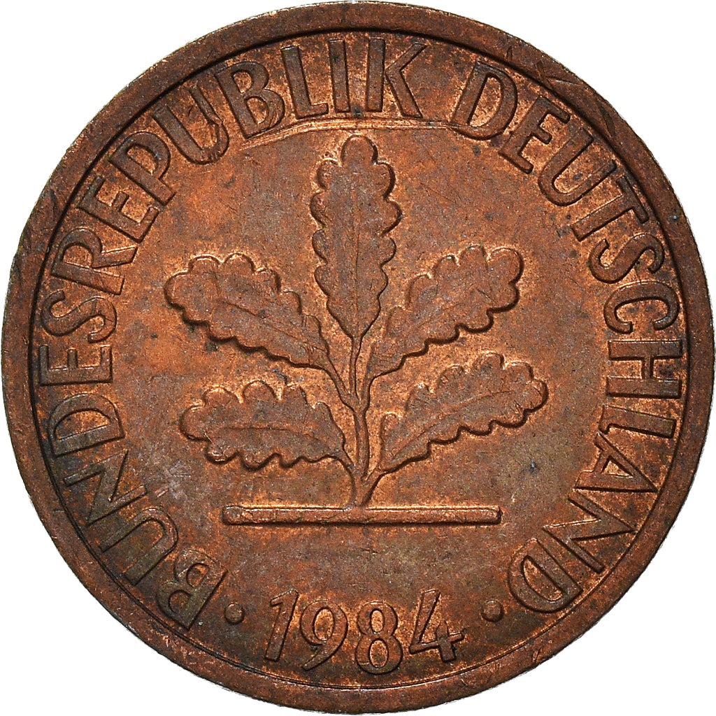 Monnaie, République fédérale allemande, Pfennig, 1984