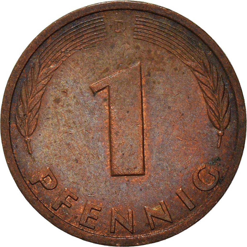 Monnaie, République fédérale allemande, Pfennig, 1984