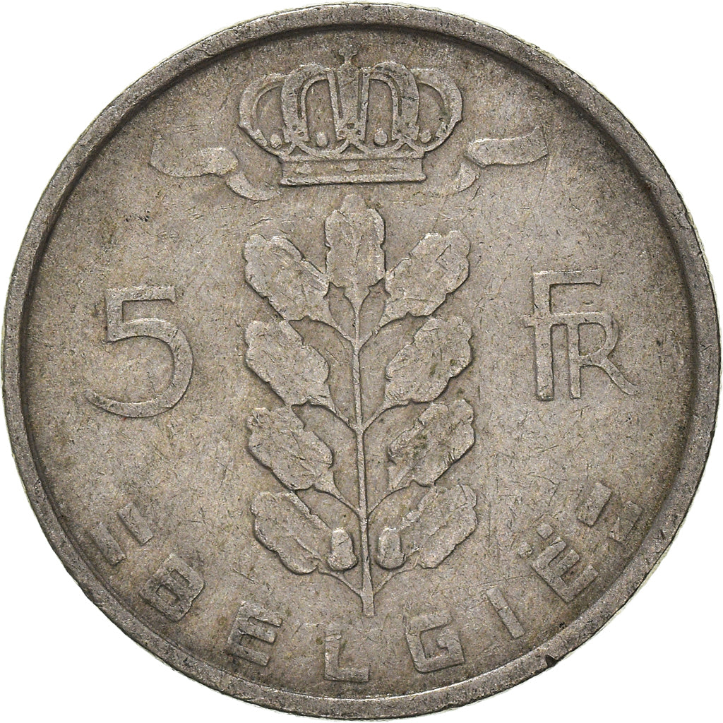 Münze, Belgien, 5 Francs, 5 Frank, 1949
