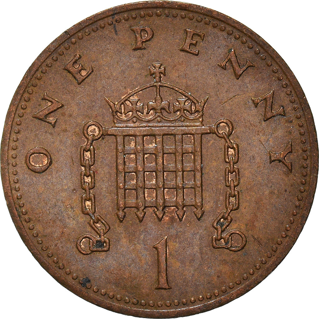 Münze, Großbritannien, Penny, 1989