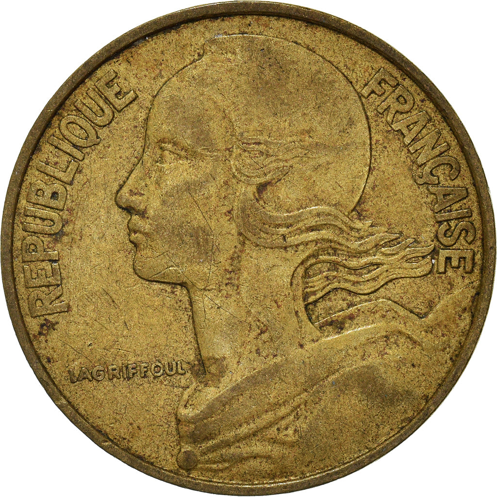 Moneda, Francia, 20 Centimes, 1963