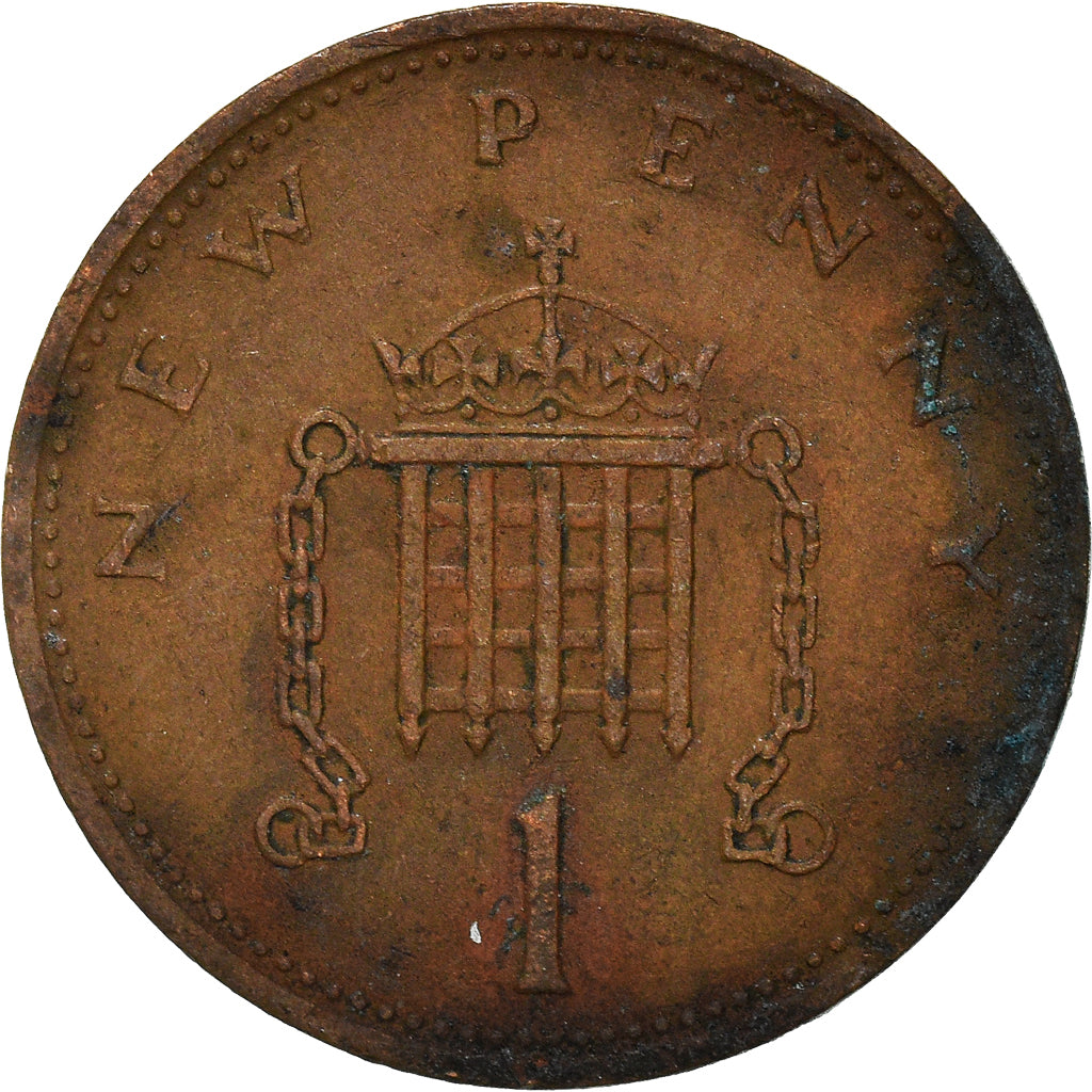Coin, Great Britain, New Penny, 1971