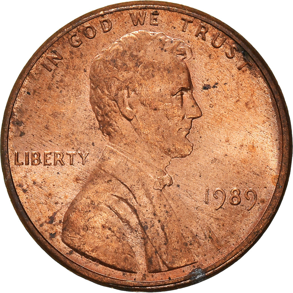 Moneta, Stati Uniti, Cent, 1989