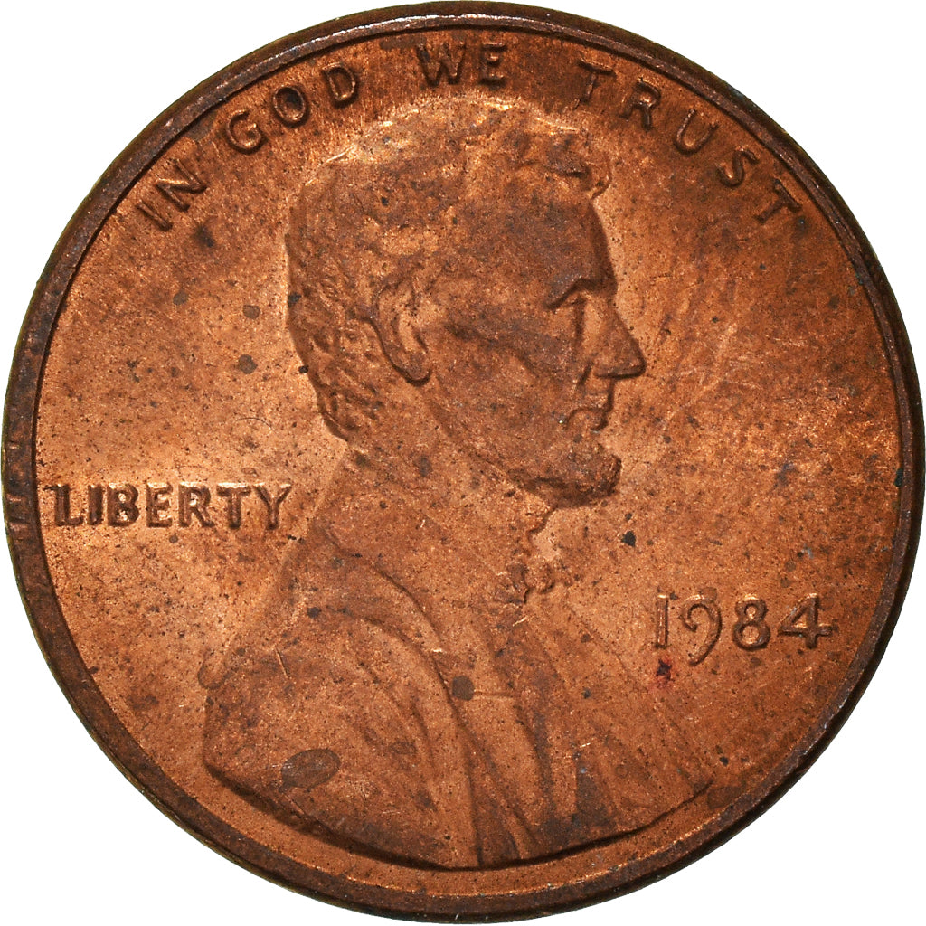 Monnaie, États-Unis, Cent, 1984