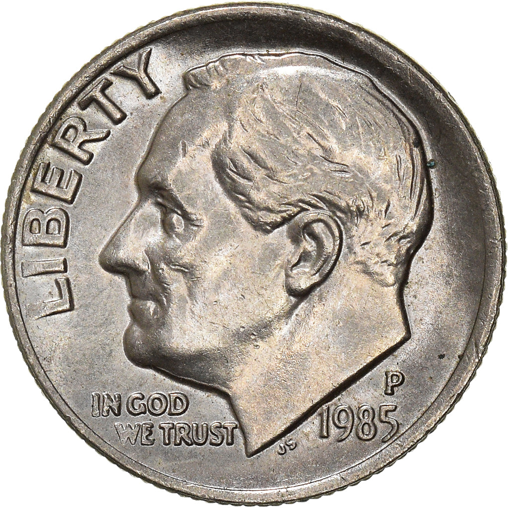 Moneda, Estados Unidos, Dime, 1985