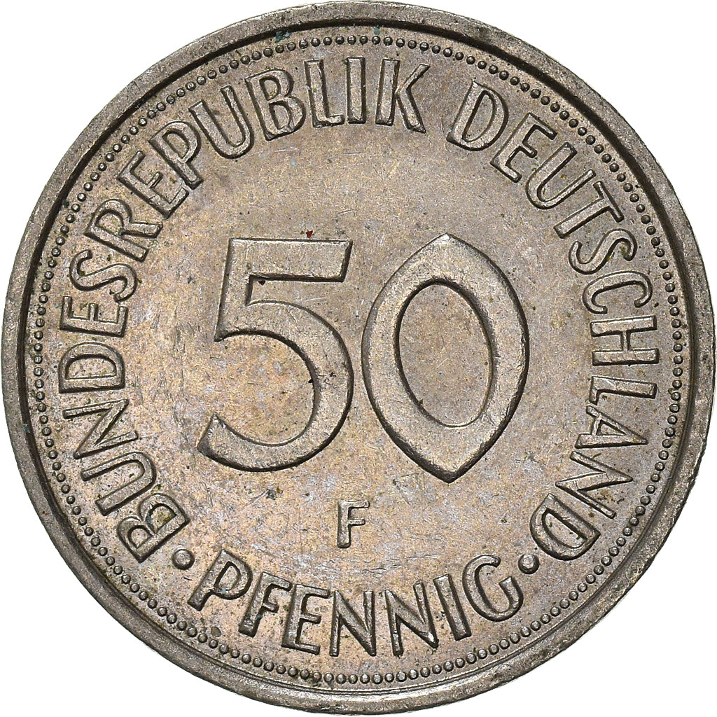 Coin, GERMANY - FEDERAL REPUBLIC, 50 Pfennig, 1984