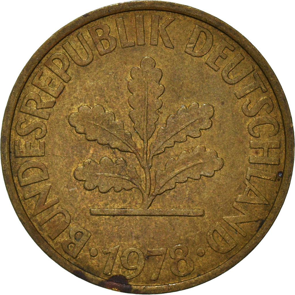 Monnaie, République fédérale allemande, 10 Pfennig, 1978