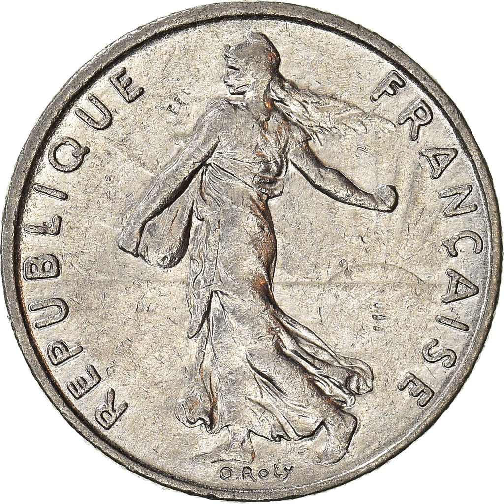 Coin, France, 1/2 Franc, 1983