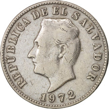 El Salvador, 5 Centavos, 1972, EF(40-45), Copper-nickel, KM:134