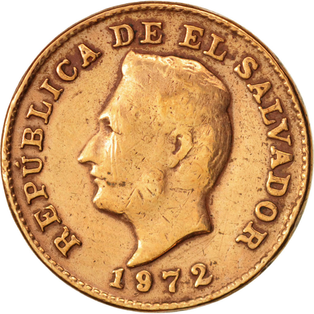 El Salvador, Centavo, 1972, EF(40-45), Bronze, KM:135.1