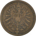 Monnaie, Empire allemand, 2 Pfennig, 1874